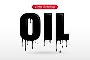 Liquid OIL typography, an Illustration by Zhe Vasylieva (Thumbnail 1 of 3)
