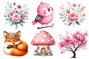 Fairy garden clipart, an Illustration by Designworld (Thumbnail 3 of 6)