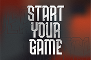 ARTMOSFEAR DISPLAY FONT, a Sans Serif Font by 24Design Studios (Thumbnail 3 of 5)