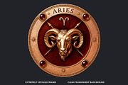 Renaissance Zodiac signs horoscope, a Decorative Illustration by ThatsDesignArt (Thumbnail 3 of 10)