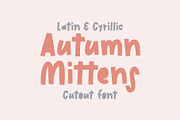 Autumn Mittens Latin + Cyrillic, a Handwritten Font by supfonts (Thumbnail 1 of 12)