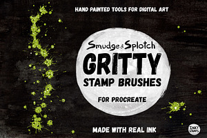 Gritty Stamp Brushes - Procreate