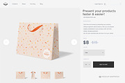 Vogue Size Gift Bag Mock-up, a Print Template by Branda Keeps (Thumbnail 12 of 17)
