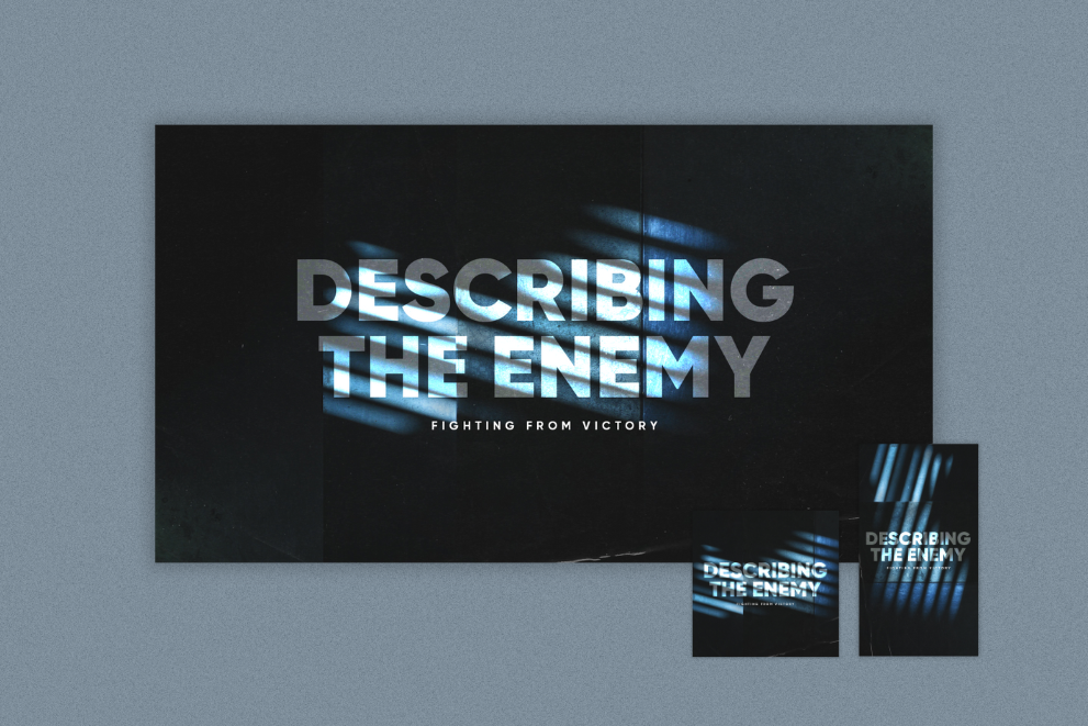 Church Design Describing the Enemy, a Social Media Template by ...