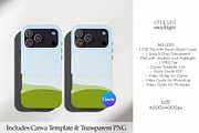 iPhone 18 Pro Max Phone Case Mockup, an iPhone Mockup by EmpaviMockups (Thumbnail 3 of 6)