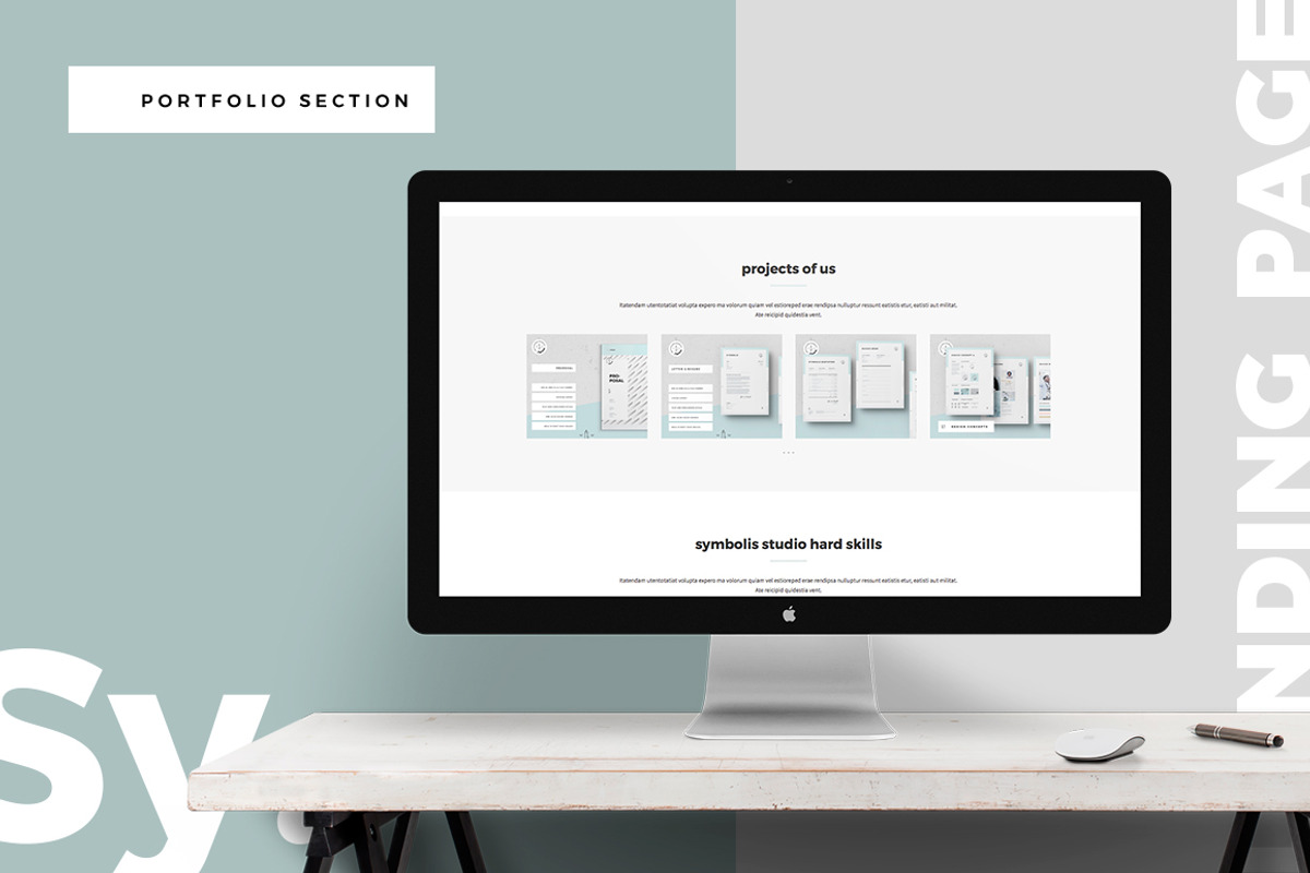 Symbolis Bootstrap Landing Page, a Bootstrap Template by Egotype (Photo 15 of 18)