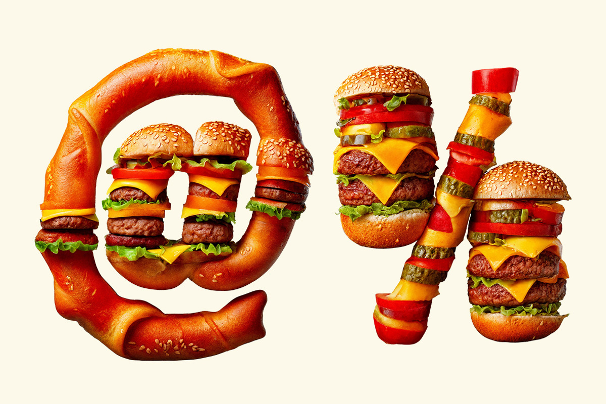 Burger Font, a Sans Serif Font by Handmadefont (Photo 3 of 11)