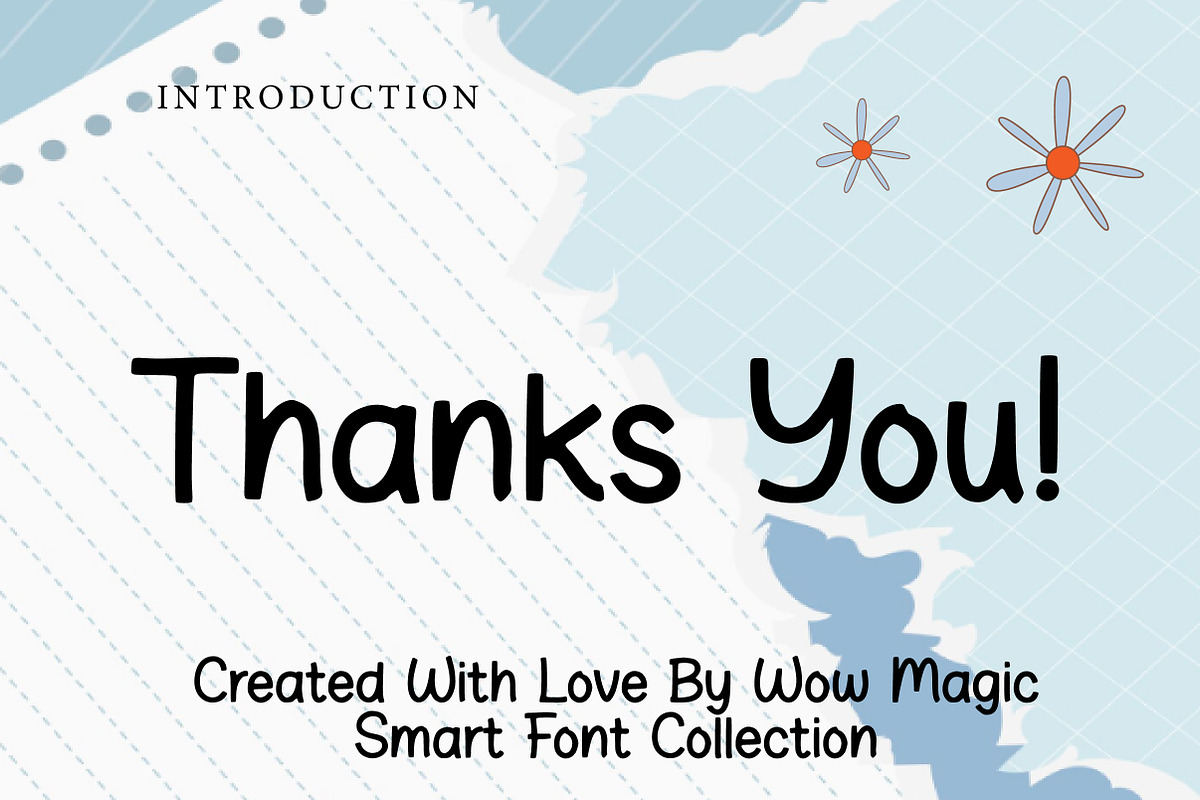 Ribbon Display, a Handwritten Font by Wow Magic (Photo 3 of 3)