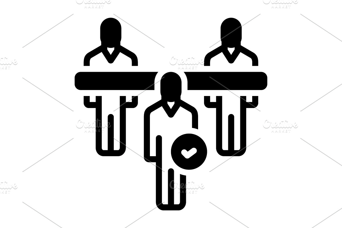 Recruiting enlist enroll solid icon, a Solid Icon by Creative priyanka