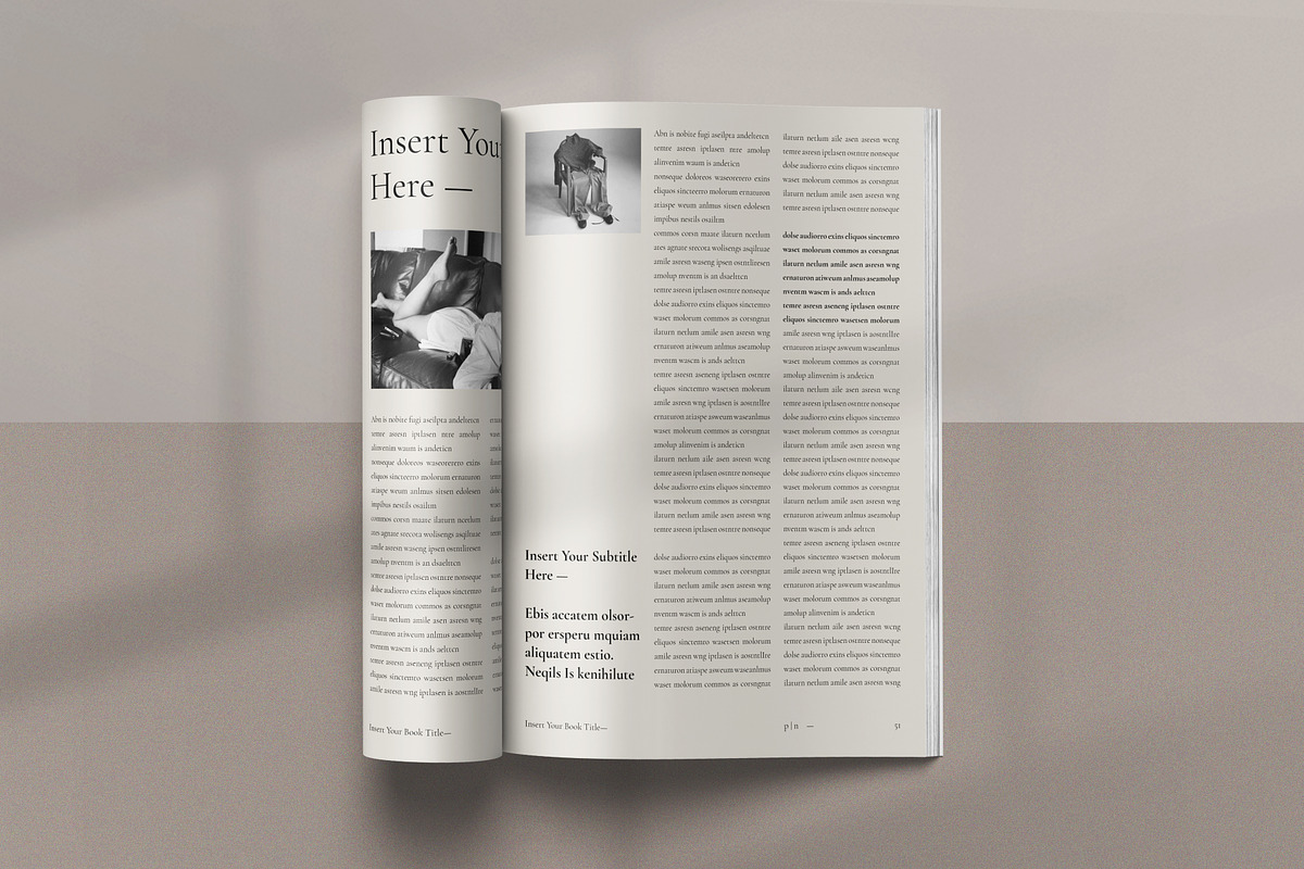 Book Layout & Magazine Template, a Brochure Template by Olion Lora (Photo 18 of 24)