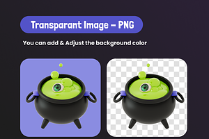 Halloween 3D Icon Set