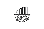 Tech Finance Simple Logo for Busines, a Branding & Logo Template by Logo Loom (Thumbnail 4 of 4)