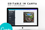 Modern Food Instagram Template Canva, a Social Media Template by Minva Themes (Thumbnail 3 of 3)