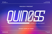 Quinoss - Modern Sport Font