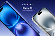 iPhone 16 - 24 Mockups Scenes, an iPhone Mockup by Asylab (Thumbnail 58 of 58)