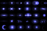 Optical Flares - 30 Lens flares v2, an Object Graphic by RgraphicsDesign (Thumbnail 2 of 3)