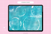 Procreate water sea, waves brushes, a Brush Add-On by KsTumanova (Thumbnail 5 of 7)
