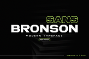 Bronson Modern Sans Typeface Family, a Sans Serif Font by Ronny Studio (Thumbnail 1 of 15)