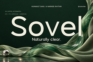 Sovel — Humanist Sans Serif