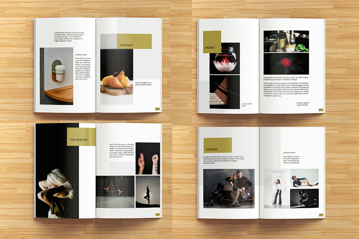 Photographer Portfolio Template, a Brochure Template by retrographix (Photo 2 of 2)