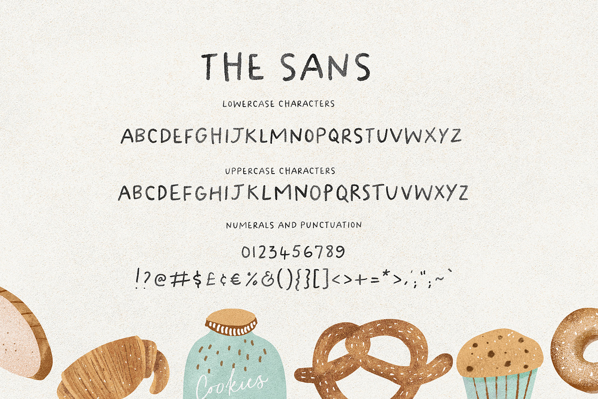 The Freshly Baked Font Trio & Dings, a Script Font by Nicky Laatz (Photo 23 of 24)