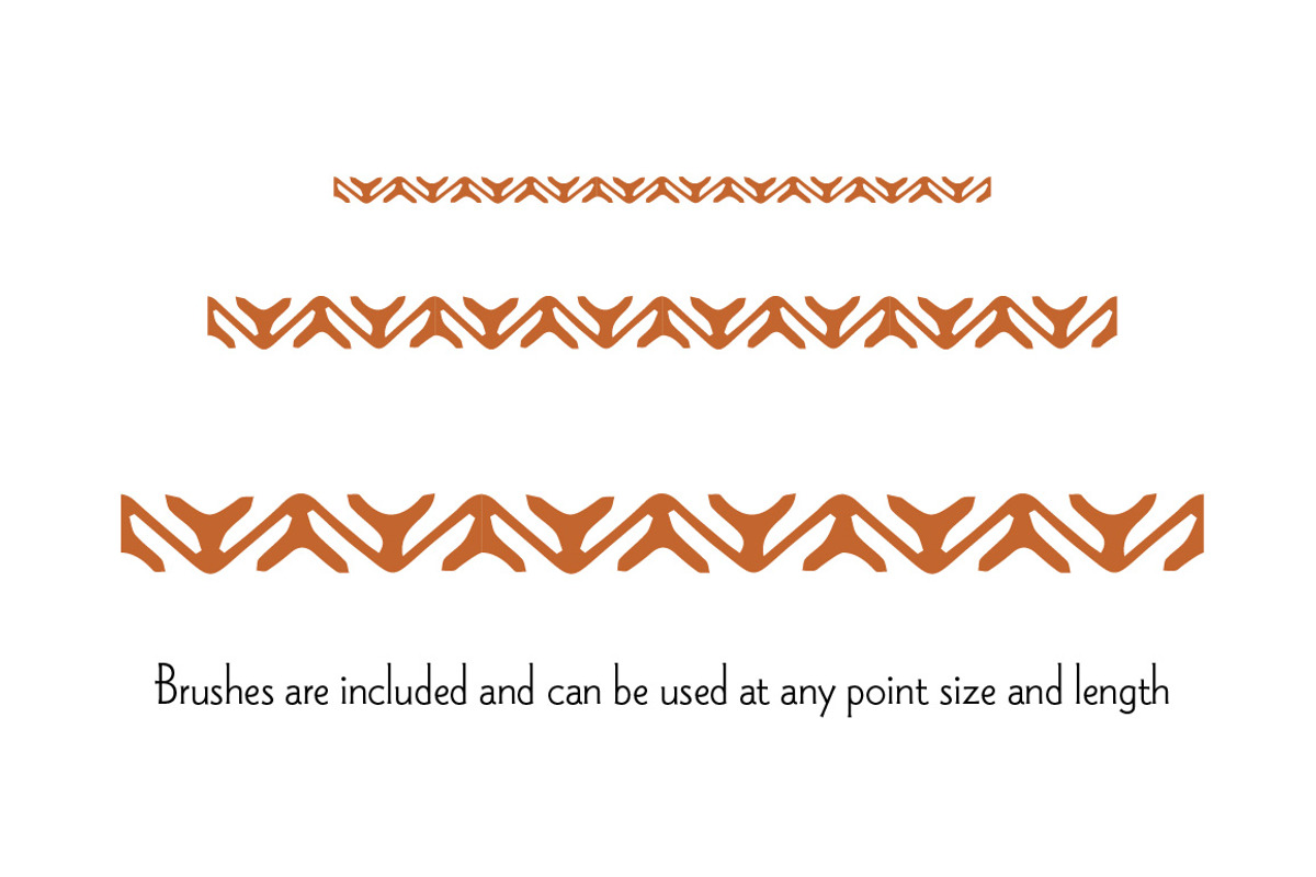 Hand Drawn Stitched Border Patterns, a Pattern Graphic by Melissa Held Designs (Photo 4 of 5)