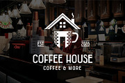 Coffee House Logo, a Food Illustration by Kaushal Jangid (Thumbnail 5 of 5)