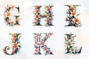 mother's day floral alphabet png, an Illustration by RobertsArt (Thumbnail 5 of 7)