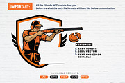Trapshooting Badge Logo Clipart, a Sport Illustration by Guavanaboy (Thumbnail 2 of 3)