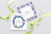 Spring Crocus Flowers Watercolor set, an Illustration by Olga Koelsch (Thumbnail 2 of 8)