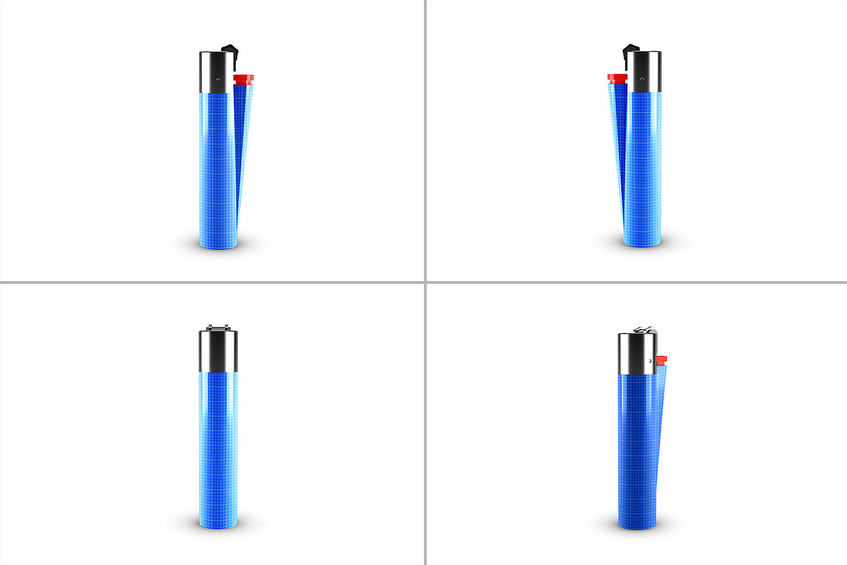 Clipper Lighter Mockup - 7 views, a Merchandise Mockup by Illusiongraphic (Photo 16 of 17)