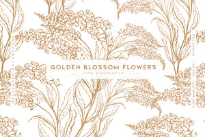 Golden Blossom Flowers