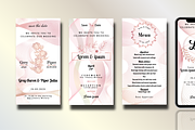 Rose golden wedding pack template, an Invitation Template by Motivation Art (Thumbnail 6 of 6)