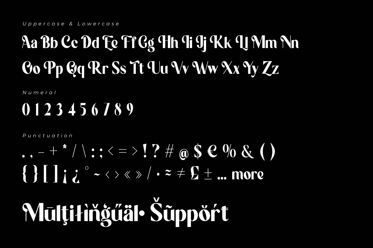 Queen Temoz - Modern Display Font, a Serif Font by twinstd (Photo 8 of 9)