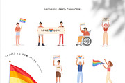 Pride Month LGBTQ+ Collection, a Decorative Illustration by millering (Thumbnail 11 of 12)