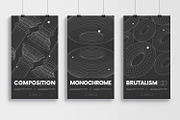 Posters with wireframes shapes | 1, a Graphic by MaximGertsen (Thumbnail 3 of 6)