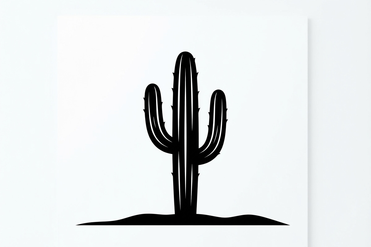 60 Desert Cactus Floral Silhouette, a Seasonal Illustration by Amazin_art (Photo 15 of 24)