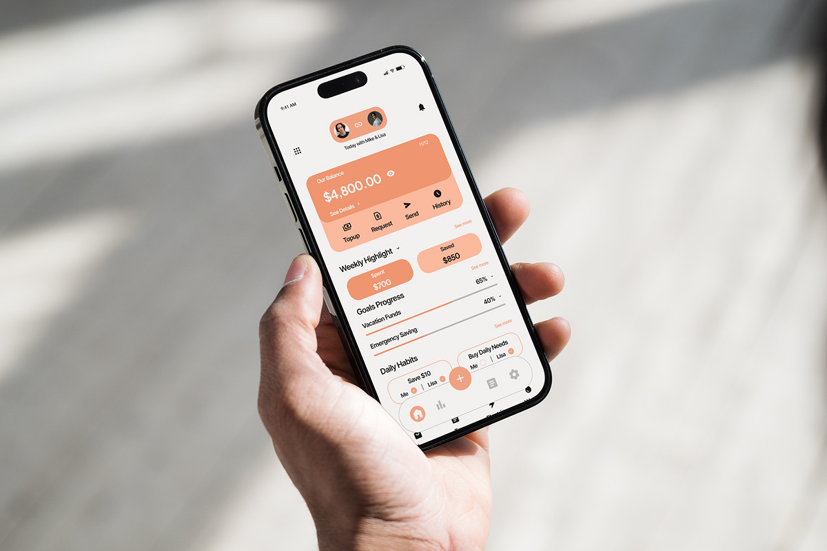 Duollet - Shared Wallet App UI, an App Template by trabaskriya (Photo 5 of 5)