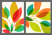 Abstract Modern Leaves Printables, a Background Graphic by kristiangallagher (Thumbnail 3 of 3)