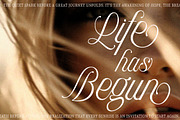Algloria Script Variable Pro, a Script Font by Letter Fresh (Thumbnail 9 of 15)
