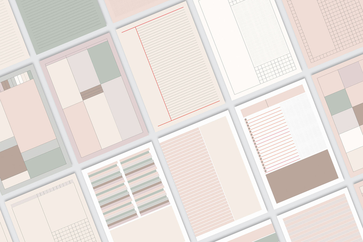 100+ Notes Template Bundle Pack, a Stationery Template by MNT-Creator
