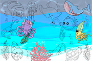 Ocean Life Digital Stamps, a Graphic by Favorites_Art (Thumbnail 14 of 17)
