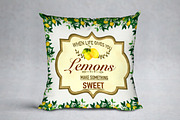 Lemon decor Clipart Lemon tree, a Decorative Illustration by vivastarkids (Thumbnail 7 of 7)