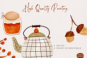 Hand Drawn Autumn Floral and Food, an Animal Illustration by Kartika Prints (Thumbnail 11 of 13)