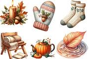 Autumn Serenity Clipart, an Illustration by Designking (Thumbnail 2 of 4)
