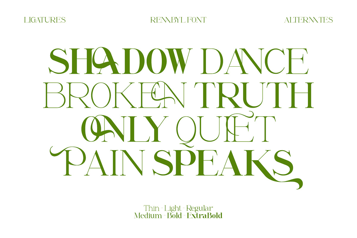 Renabyl - Serif Family Font, a Serif Font by Rishsketch (Photo 7 of 15)