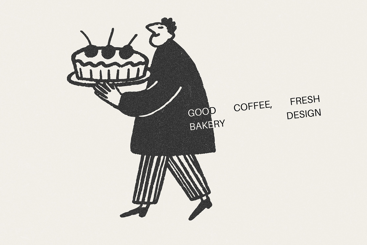 50 Hand-Drawn Bakery Characters, a Food Illustration by Veyla (Photo 6 of 14)