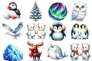Arctic Animals, Clipart, an Illustration by Designworld (Thumbnail 2 of 5)