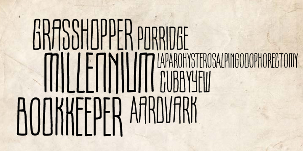 Larsson, a Handwritten Font by GRIN3 (Nowak) (Photo 3 of 4)
