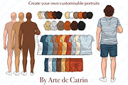 Summer Family Clipart, Beach Family, a Person Illustration by ArtedeCatrin (Thumbnail 2 of 10)